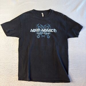 Alstyle Amon Amarth Jomsviking Band Tee Mens Large Black Short Sleeve Graphic